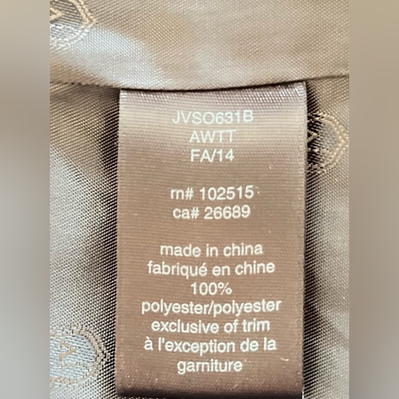 John Varvatos Button / Up-Down Zip Gray Jacket Size 46 - Picture 11 of 12